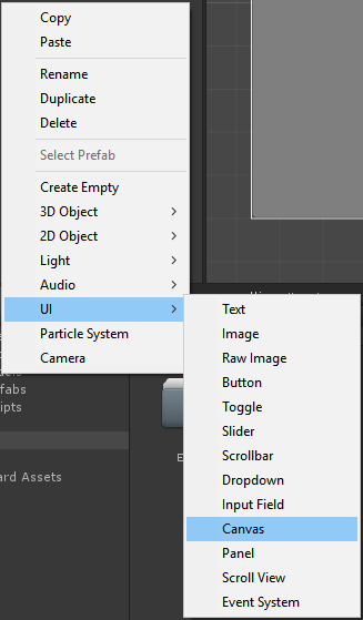 How to Create a UI in Unity - Step 2