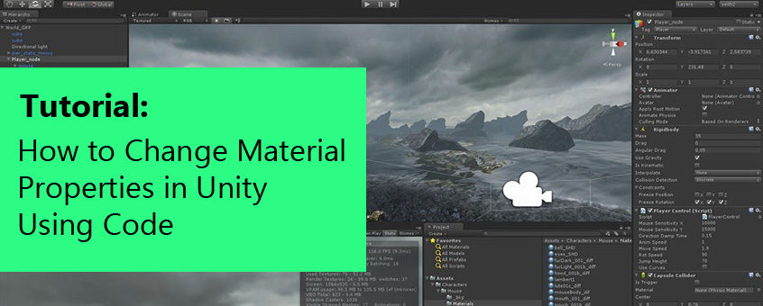 Unity-Tip-How to Change Material Properties in Unity
