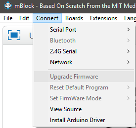 mBlock Update Firmware