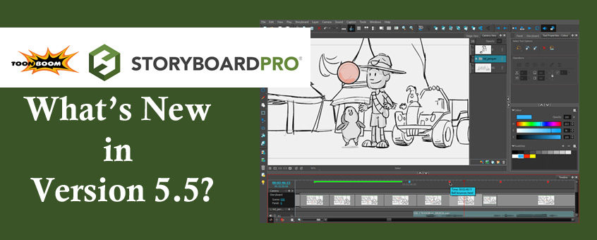 What's New in Toon Boom Storyboard Pro Version 5.5?
