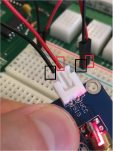 Connect the Laser Emitter to the Breadboard