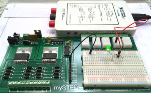 Create a Simple LED Circuit with mySTEM Project Board & NI myDAQ