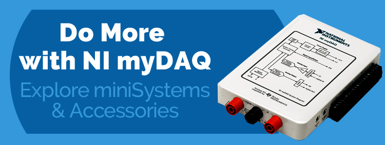 Do More with your NI myDAQ Data Acquitision Device
