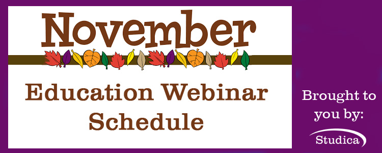Studica Announces November Education Webinar Schedule