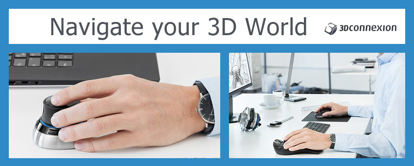 Navigating your 3D World with 3Dconnexion