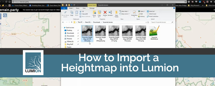 How to Import a Heightmap into Lumion