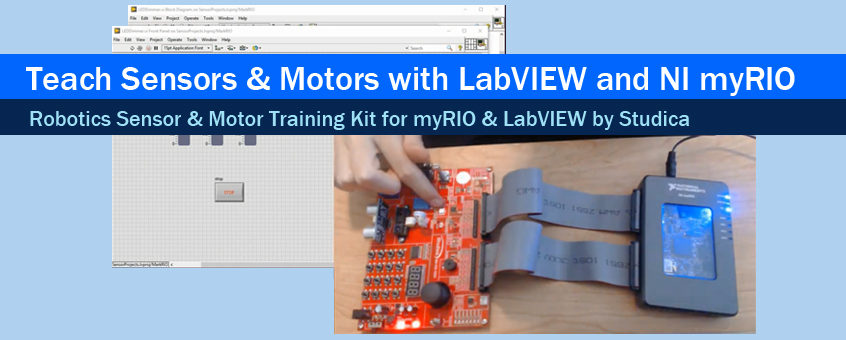 Teach Sensors and Motors with NI LabVIEW and myRIO