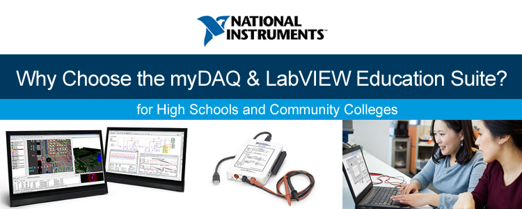 Why Choose myDAQ & LabVIEW Education Suite?
