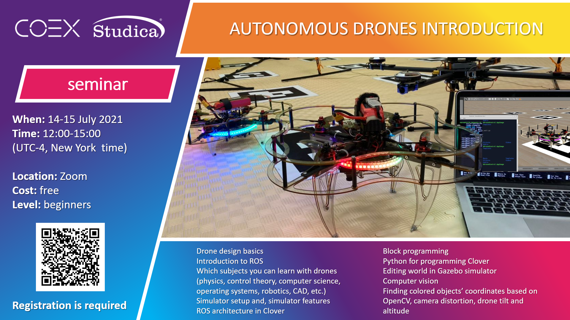 Introduction to Autonomous Drones Seminar
