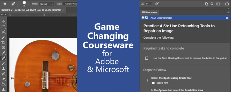 Game Changing Courseware for Adobe & Microsoft