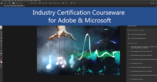 Industry Certification Courseware for Adobe & Microsoft
