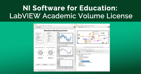 NI Software for Education: LabVIEW Academic Volume License