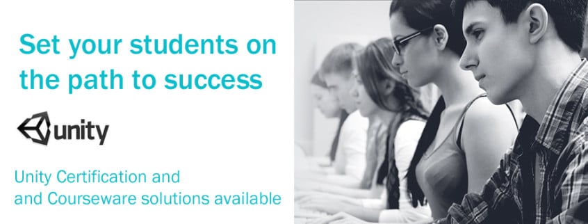Unity Certification and Courseware Supports Education