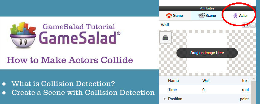 GameSalad Tutorial: How to Make Actors Collide
