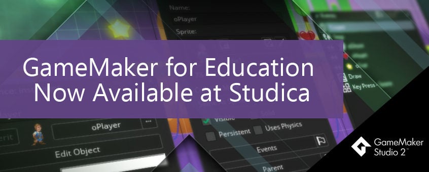 GameMaker for Education Now Available at Studica