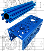U-Channels & T-Slot Extrusions