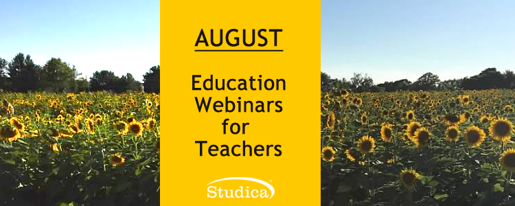 August Education Webinars for Teachers