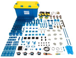 Materials for Pushbot in FTC Starter Kit from Studica Robotics
