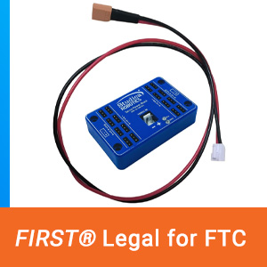FIRST Legal Servo Power Block with XT30 Male to JST-VH Cable Bundle