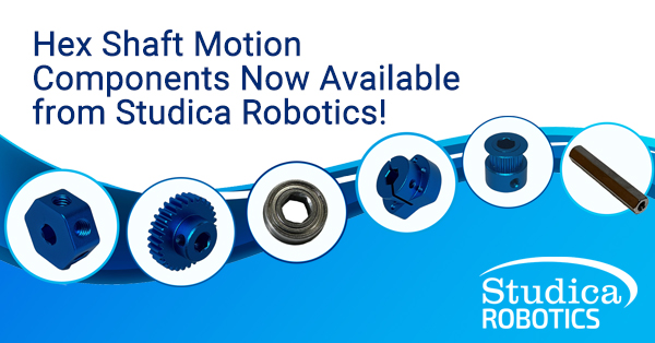 Hex Shaft Motion Components from Studica Robotics