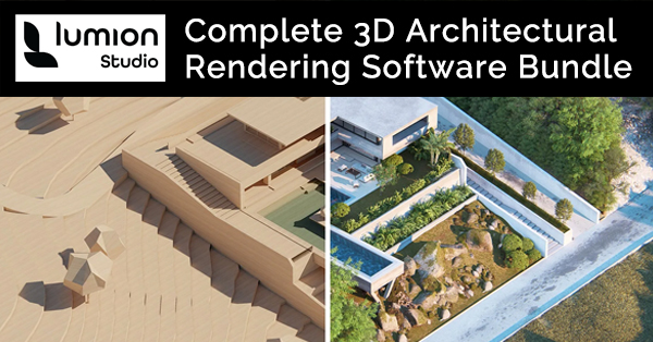 Lumion Studio: 3D Architectural Rendering Software Bundle