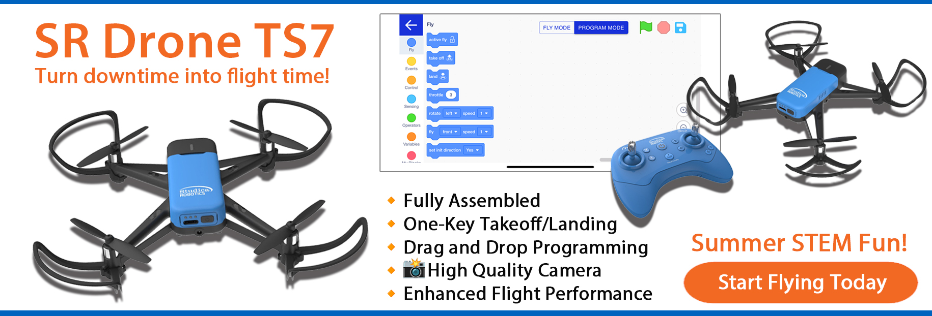 Looking for an FTC Summer STEM Project? Meet the SR Drone TS7