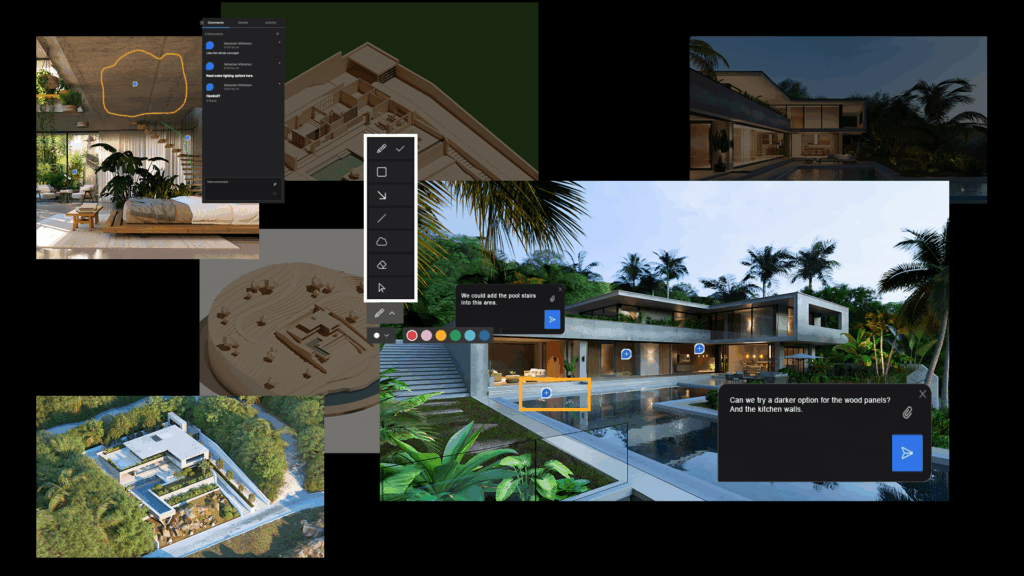 Lumion Cloud architectural collaboration tools