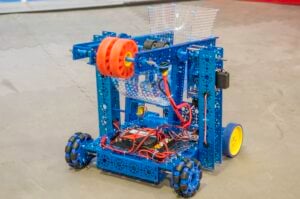 Studica Starterbot created with the FTC Starter Kit 