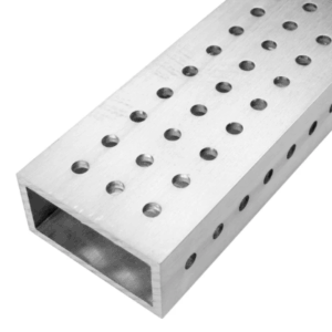 Pre Drilled Aluminum Box Tube Extrusion