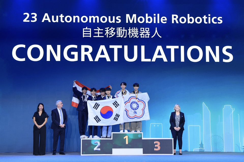 Autonomous Mobile Robotics Medal Winners WorldSkills Asia Taipei 2025
