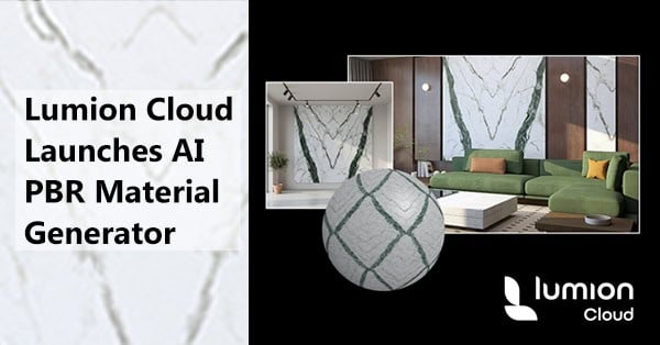 Lumion Cloud Launches AI PBR Material Generator