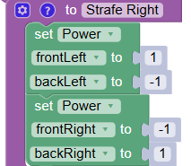 Strafe Right Example
