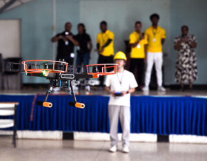 Autonomous Mobile Robotics Training Flying