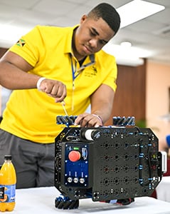 WorldSkills Jamaica Robotics Training