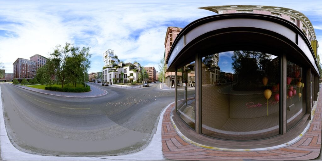 Lumion Pro Panorama - Brick Lane Residence - Street View