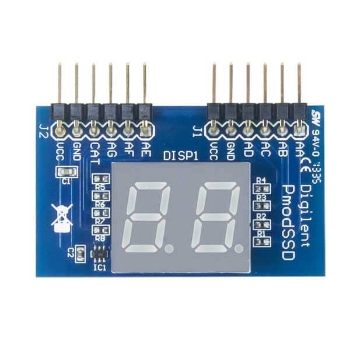 Picture of PmodSSD Seven-segment display