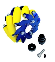 Picture of Mecanum Wheel R (Right Slant - 100mm - w/6mm Hub)