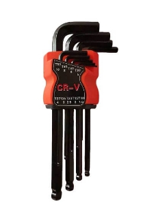 Picture of Hex Key Metric 9 Piece Set (1.5mm to 10mm)