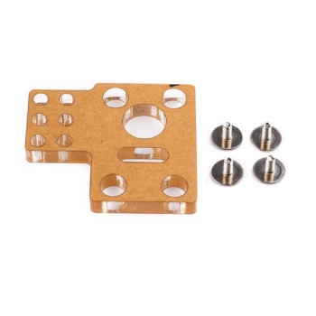 Picture of Makeblock Worm Geared Motor Bracket A(PMMA)