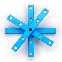 Picture of Makeblock Beam 0808-072 - Blue (4-Pack)