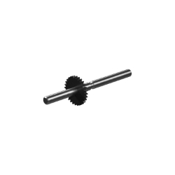 Picture of Mini mot axle 60 with gear wheel T28, black