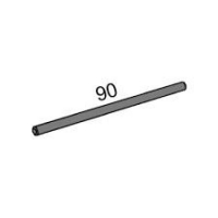 Picture of Metal axle 90, silver