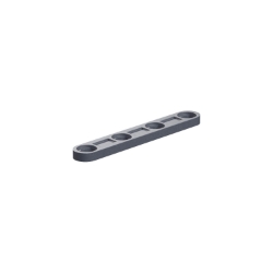 Picture of I-Strut with bore 45, silver