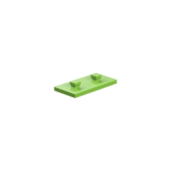 Picture of Mounting plate 15x30, green