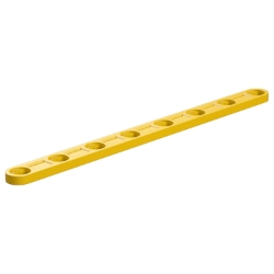Picture of I-Strut with bore 105, yellow