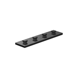 Picture of Mounting plate 15x60, black