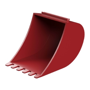 Picture of Dredger bucket, red
