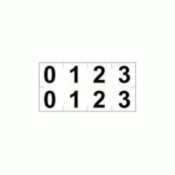 Picture of Sticker with numbers