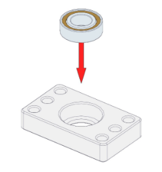 Picture of Makeblock Plain Ball Bearing 8x16x5mm - (Pair)