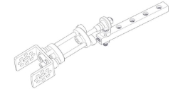 Picture of Makeblock Male Rod End Bearing 4mm - (3-Pack)